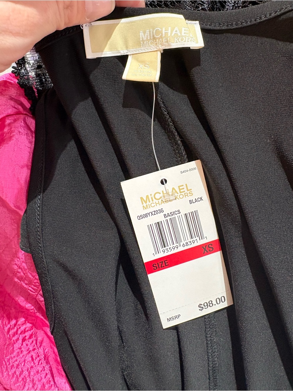 Michael Kors Black Sleeveless Knot-Detail Midi Dress - Picture 5 of 10